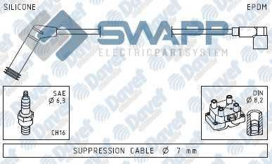 SWAPP 50179 Buji Kablosu Picanto I 1.0 1.1 12v 09- (G4he)  ####